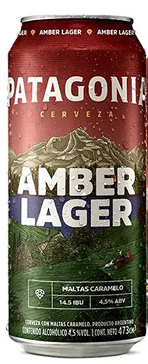Cerveza PATAGONIA amber 473 ml PATAGONIA
